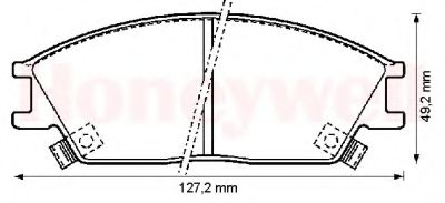 Тормозные колодки JURID 572269J