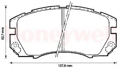 Тормозные колодки JURID 572377J