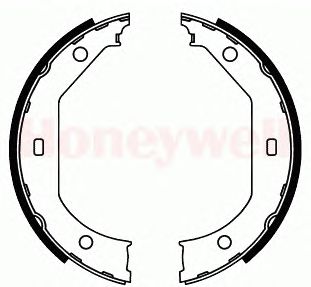 Тормозные колодки ручника JURID 362402J