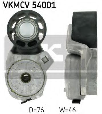 Натяжной ролик поликлинового ремня SKF VKMCV 54001