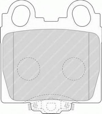 Тормозные колодки FERODO FDB1610