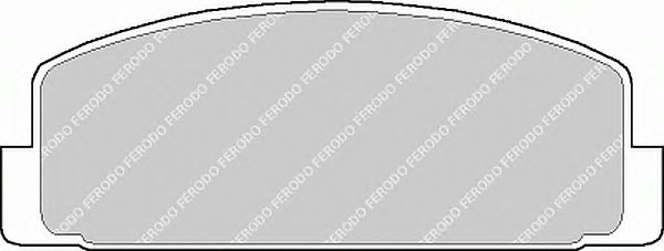 Тормозные колодки FERODO FDB372