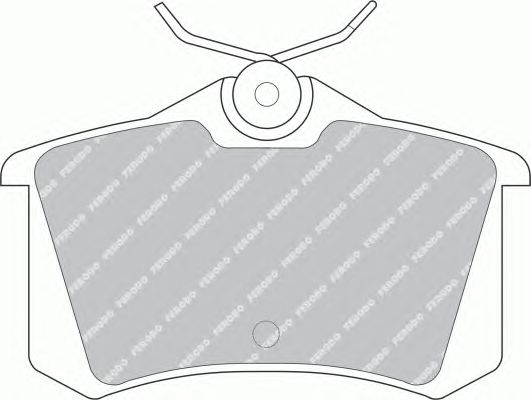 Тормозные колодки FERODO FDB726