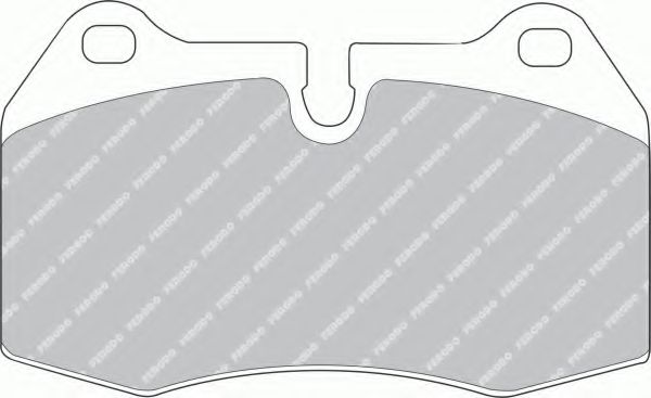 Тормозные колодки FERODO FDB998