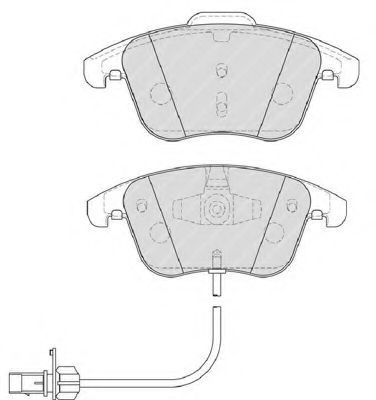 Тормозные колодки FERODO FDB4045