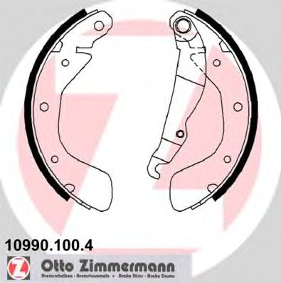 Тормозные колодки ZIMMERMANN 10990.100.4