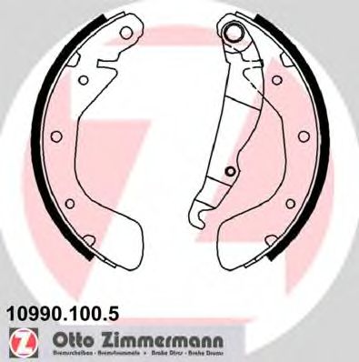 Тормозные колодки ZIMMERMANN 10990.100.5