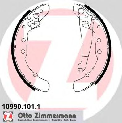 Тормозные колодки ZIMMERMANN 10990.101.1
