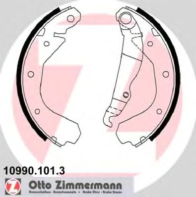 Тормозные колодки ZIMMERMANN 10990.101.3