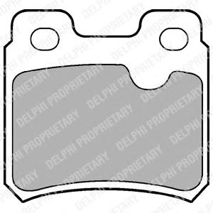 Тормозные колодки DELPHI LP586
