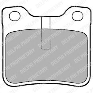 Тормозные колодки DELPHI LP991