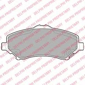 Тормозные колодки DELPHI LP2143