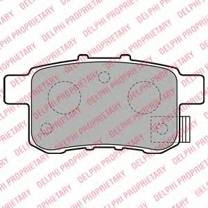 Тормозные колодки DELPHI LP2145