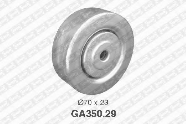 Натяжной ролик поликлинового ремня SNR GA350.29