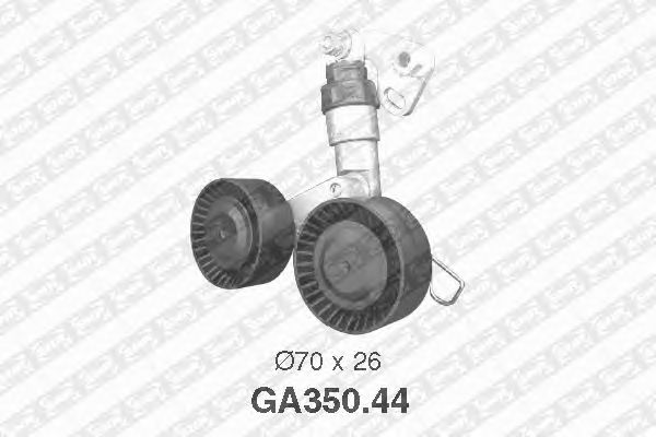 Натяжной ролик поликлинового ремня SNR GA350.44