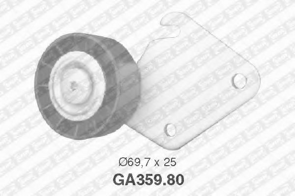 Направляющий / паразитный ролик поликлинового ремня SNR GA359.80