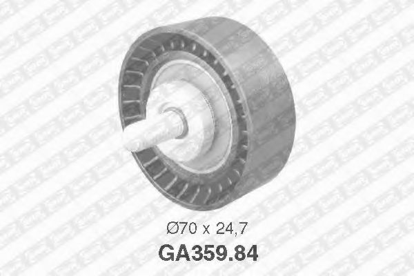 Направляющий / паразитный ролик поликлинового ремня SNR GA359.84