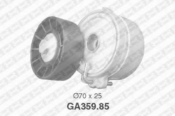Натяжной ролик поликлинового ремня SNR GA359.85