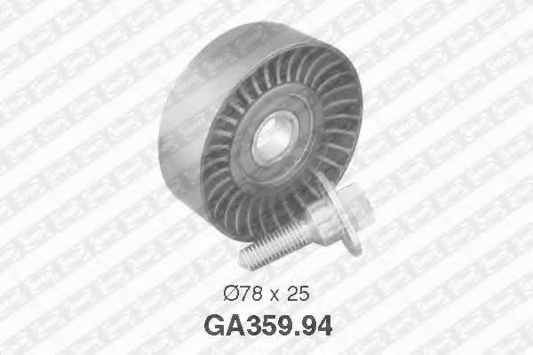 Направляющий / паразитный ролик поликлинового ремня SNR GA359.94