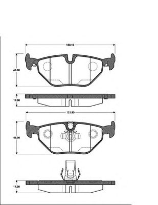 Тормозные колодки NK 221520