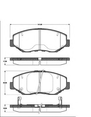 Тормозные колодки NK 222633