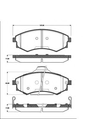 Тормозные колодки NK 223412