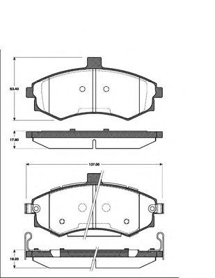 Тормозные колодки NK 223413