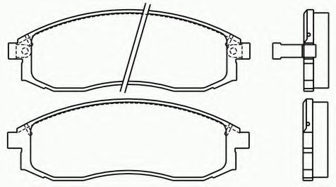 Тормозные колодки PAGID T3078