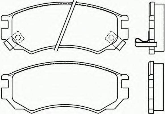 Тормозные колодки PAGID T3097