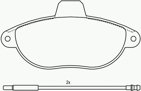Тормозные колодки PAGID T9054