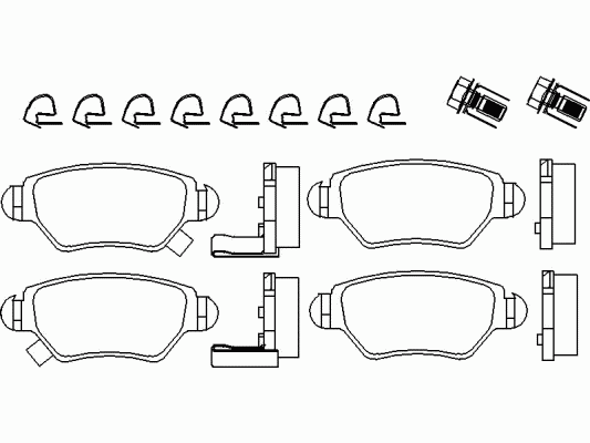 Тормозные колодки PAGID T9066