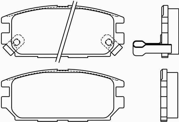 Тормозные колодки PAGID T1232