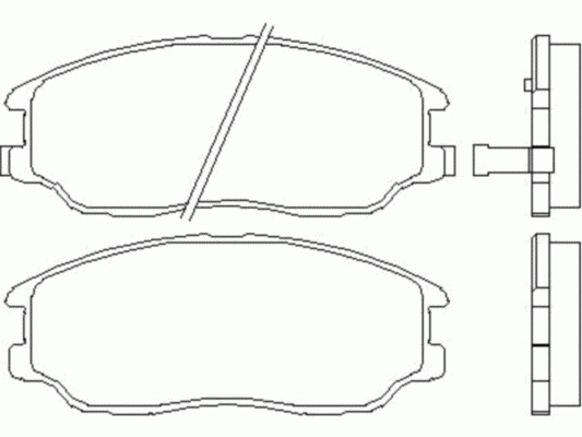 Тормозные колодки PAGID T1400