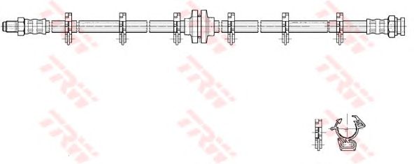 Тормозной шланг TRW PHB223