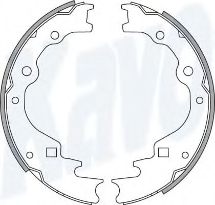 Тормозные колодки KAVO PARTS BS-5422