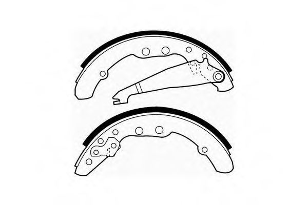 Тормозные колодки ручника SCT SS 506
