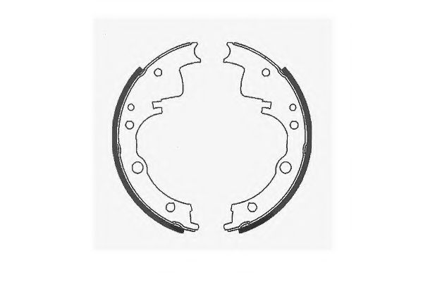 Тормозные колодки ручника SCT SS 528