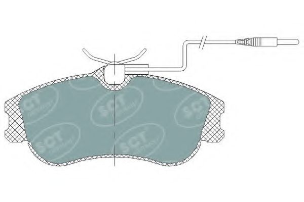 Тормозные колодки SCT SP 313