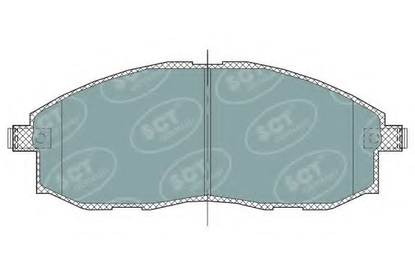 Тормозные колодки SCT SP 324