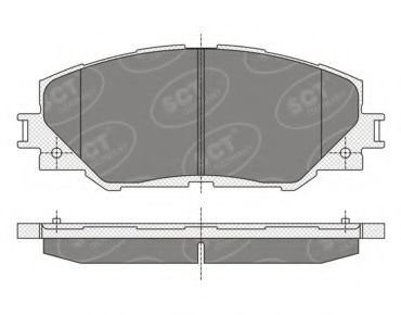 Тормозные колодки SCT SP 342