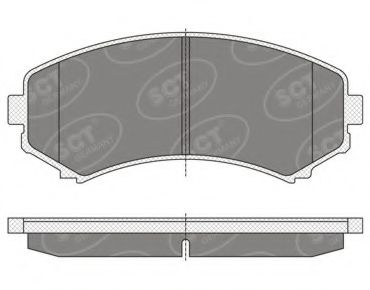 Тормозные колодки SCT SP 344