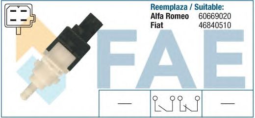 Выключатель фонаря сигнала торможения FAE 24413