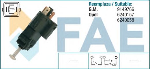 Выключатель фонаря сигнала торможения FAE 24517