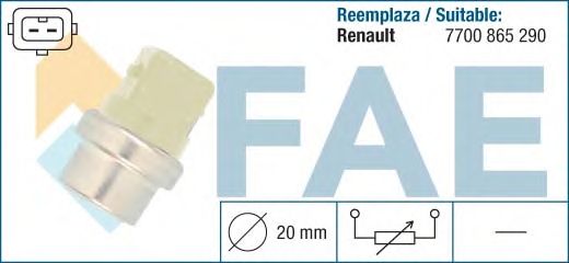 Датчик температуры охлаждающей жидкости FAE 32600