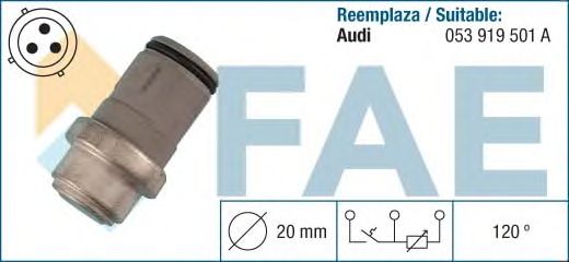 Датчик температуры охлаждающей жидкости FAE 34220
