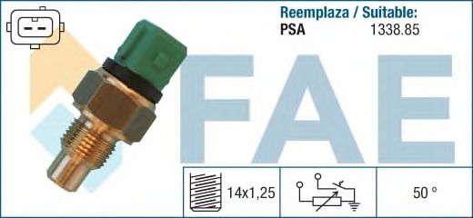 Датчик температуры охлаждающей жидкости FAE 34430