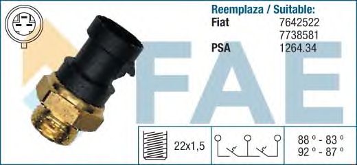 Датчик включения вентилятора FAE 37900