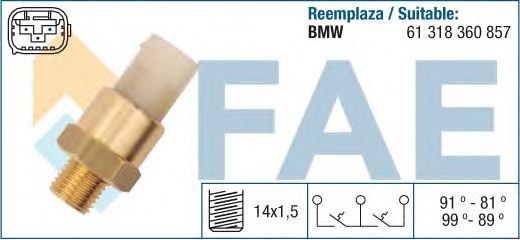 Датчик включения вентилятора FAE 38381