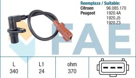 Датчик импульсов FAE 79034 (датчик частоты вращения)