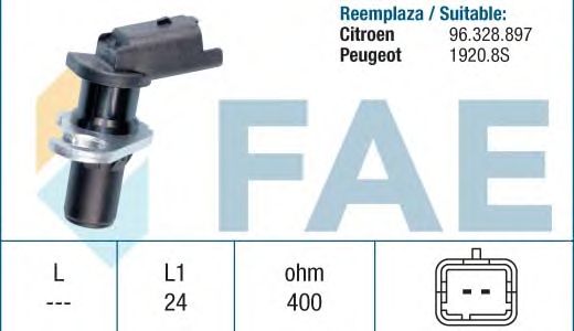Датчик импульсов FAE 79120 (датчик частоты вращения)